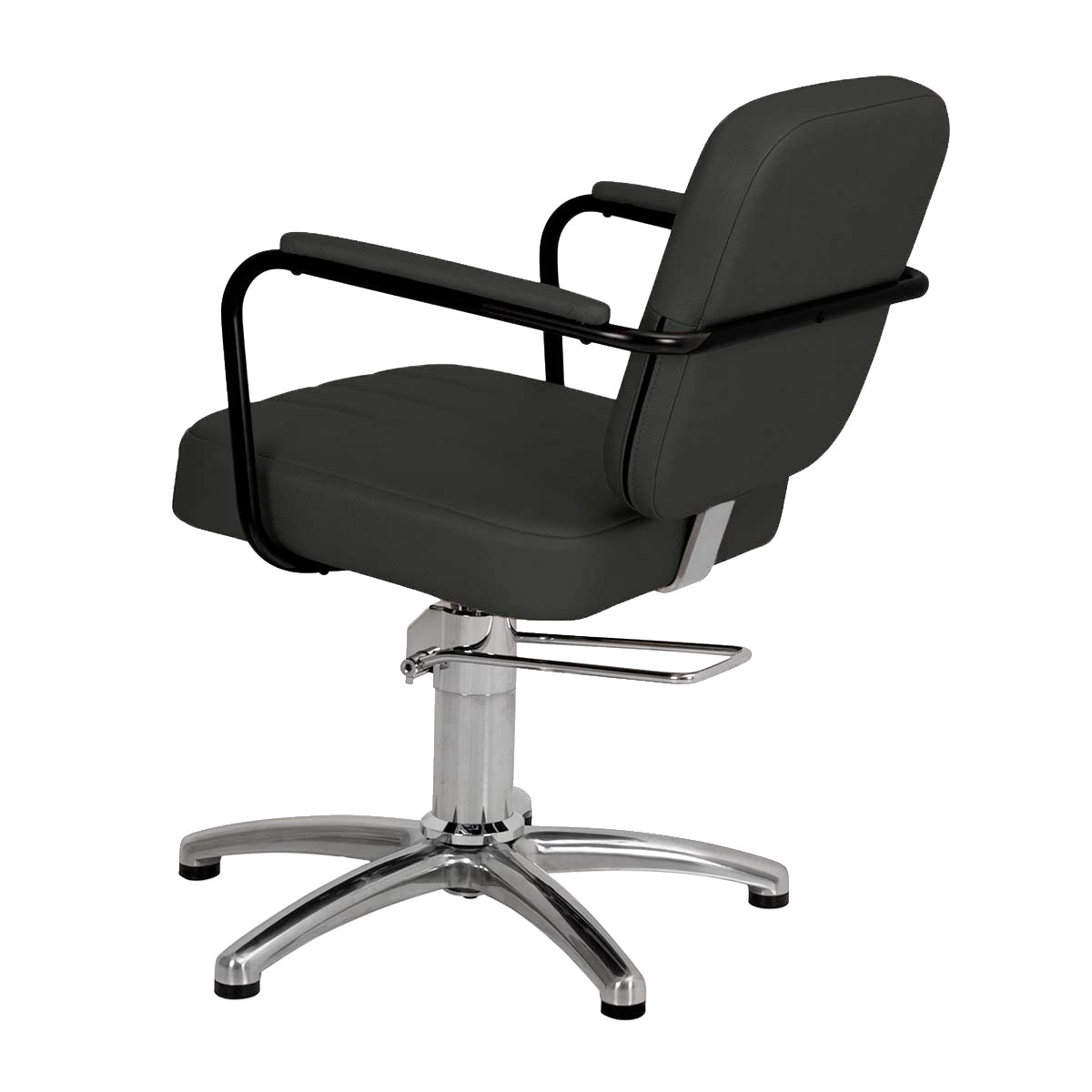 AVALON frisørstol m/sort krydsfod BLAC