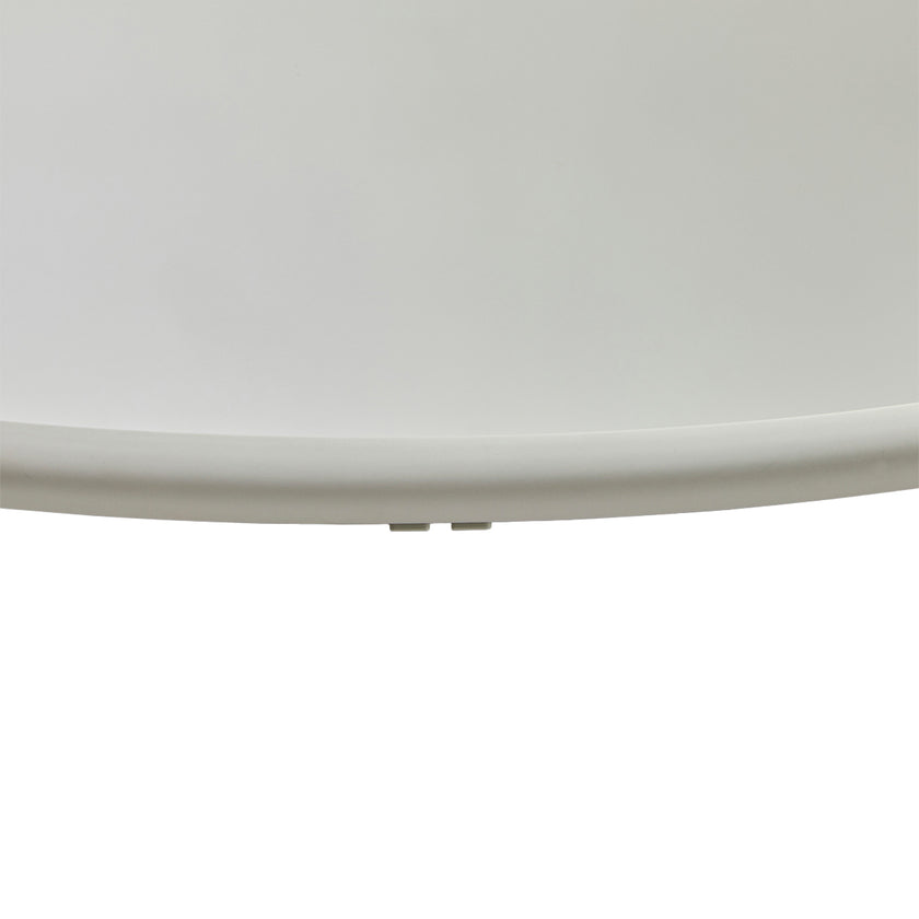 BLOOM frisørspejl gråhvid Ø100cm m/LED og ramme