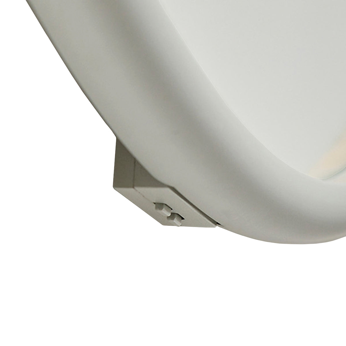 BLOOM frisørspejl gråhvid Ø100cm m/LED og ramme