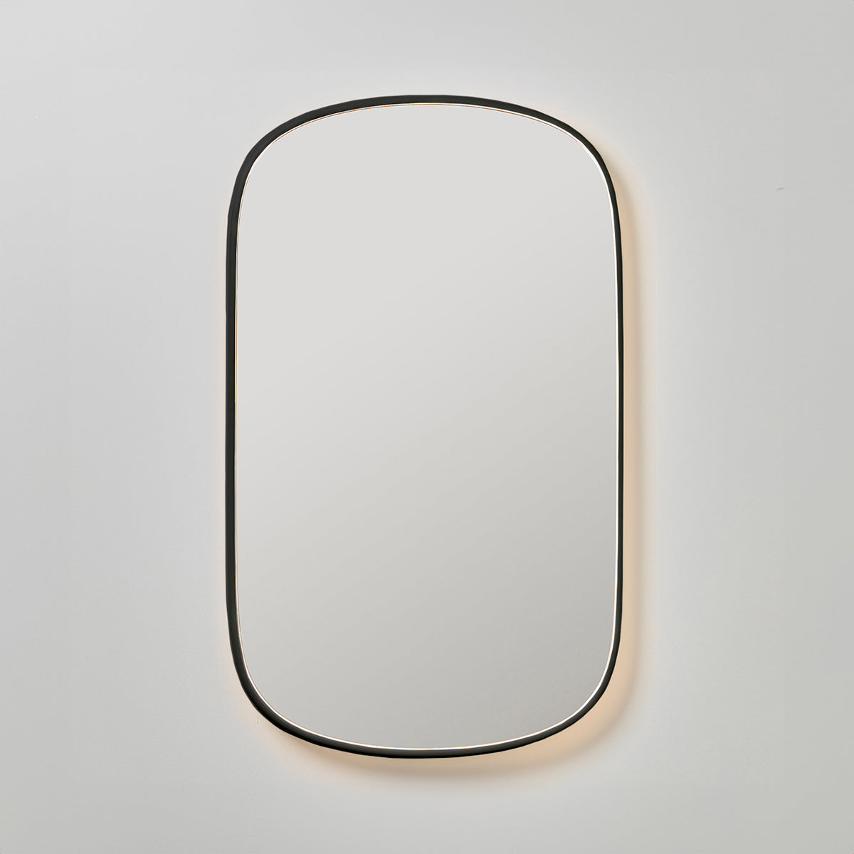 BLOOM frisørspejl sort 60x100cm m/LED og ramme