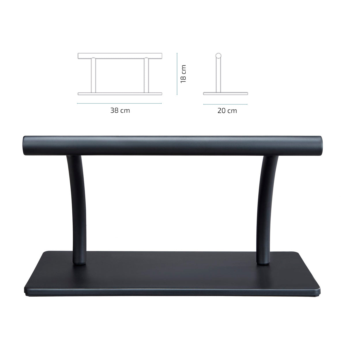 Bodd fodstøtte Sort