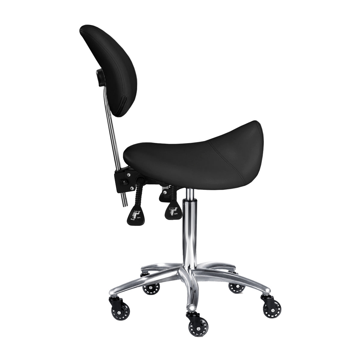 ELI BLACK sadelklippestol m/ryg+vip
