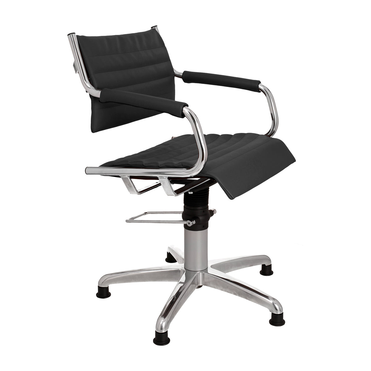 GREINER 59 frisørstol CHROME m/krydsfod C111