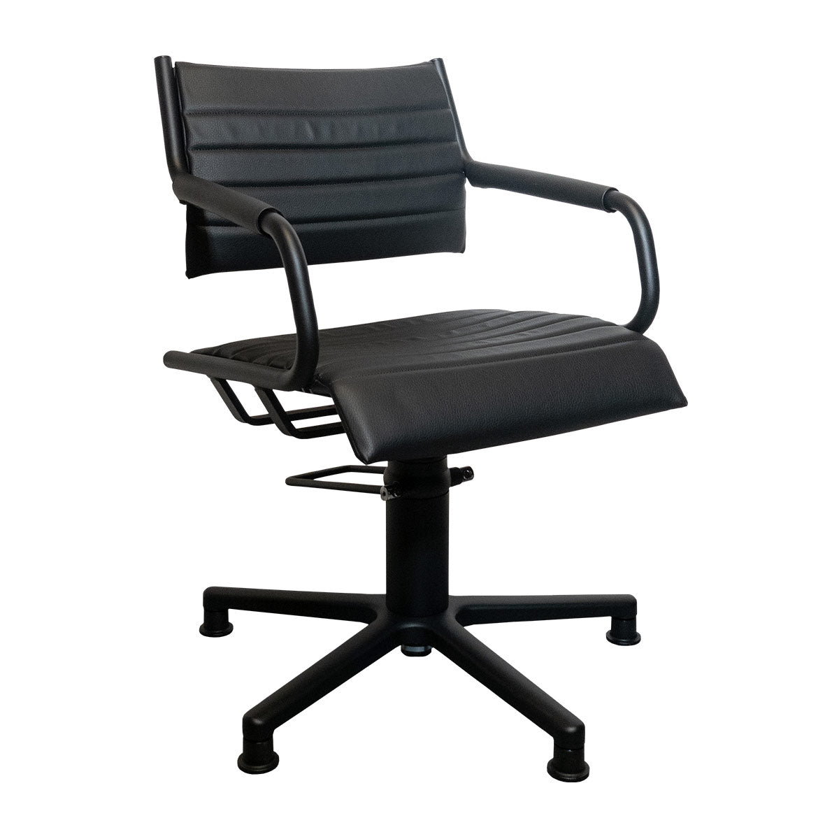 GREINER 59 frisørstol BLACK m/krydsfod E10