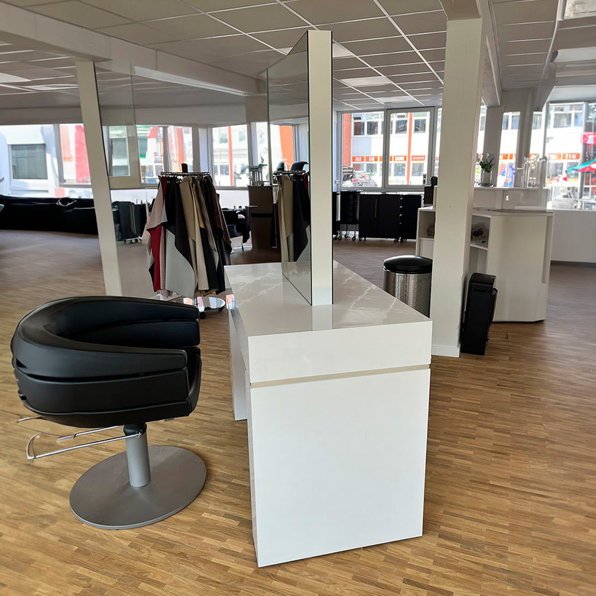 DEMO OASIS dobbeltkonsol 2P hvid højglans