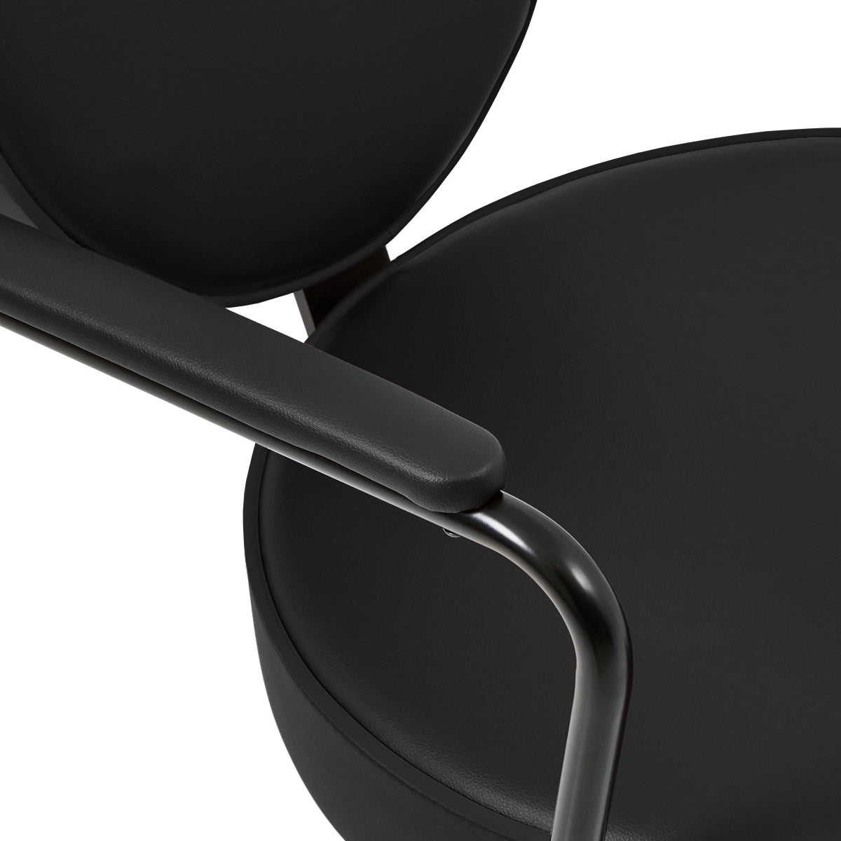 POPPY frisørstol m/sort krydsfod BLAC