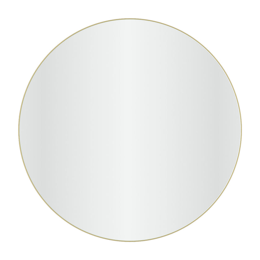REFINE frisørspejl messing Ø100cm m/ramme
