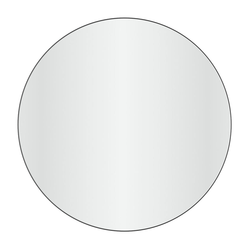 REFINE frisørspejl sort Ø100cm m/ramme