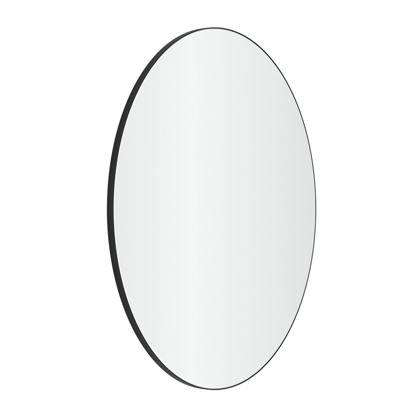 REFINE frisørspejl sort Ø100cm m/ramme