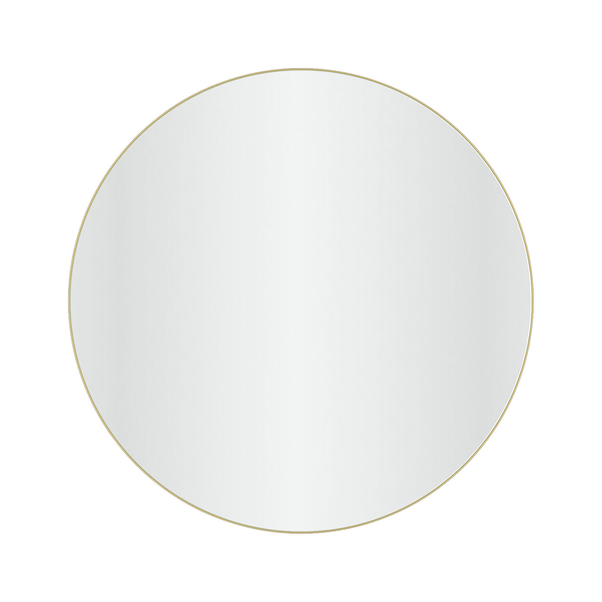 REFINE frisørspejl messing Ø100cm m/ramme
