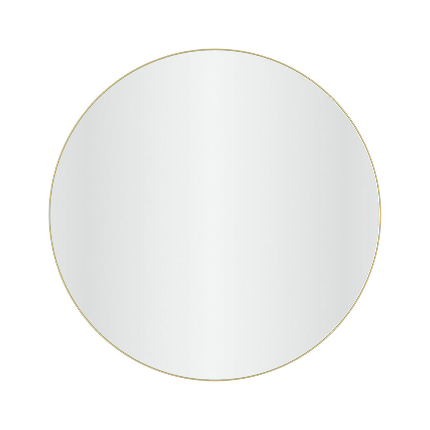REFINE frisørspejl messing Ø100cm m/ramme