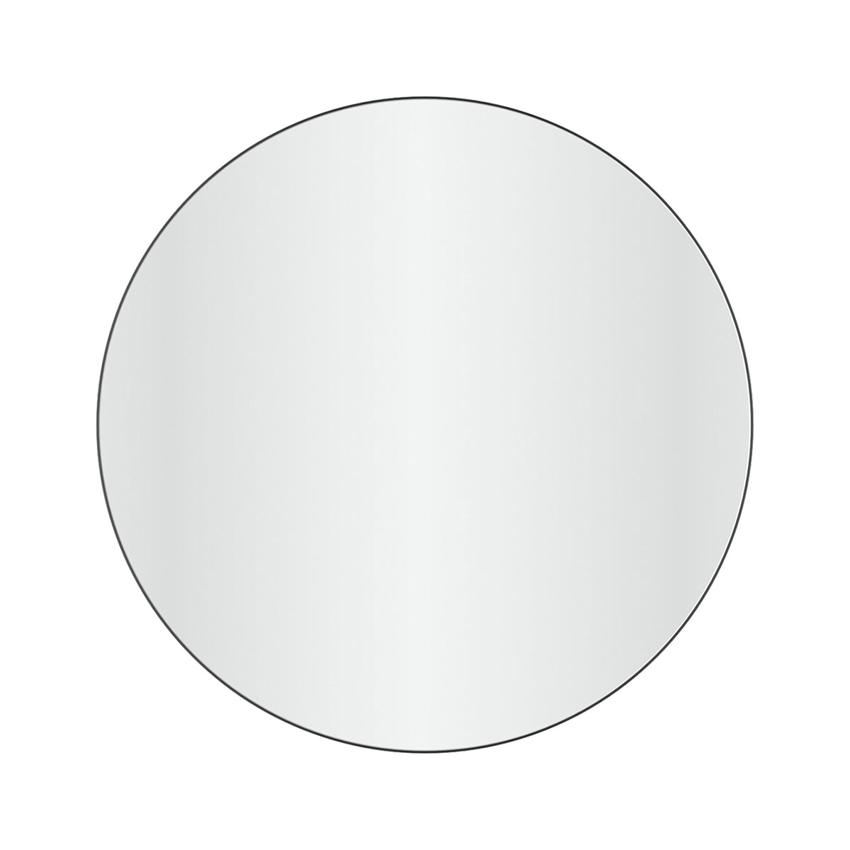 REFINE frisørspejl sort Ø100cm m/ramme