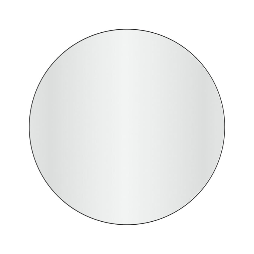 REFINE frisørspejl sort Ø100cm m/ramme
