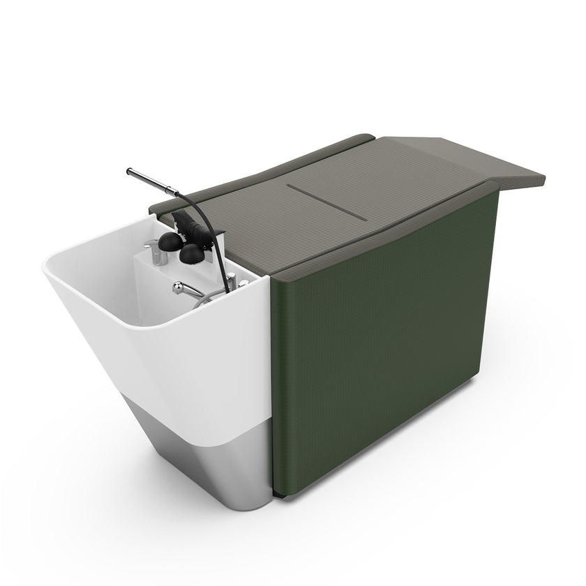 SKYLINE massagevask m/hvid kumme S83