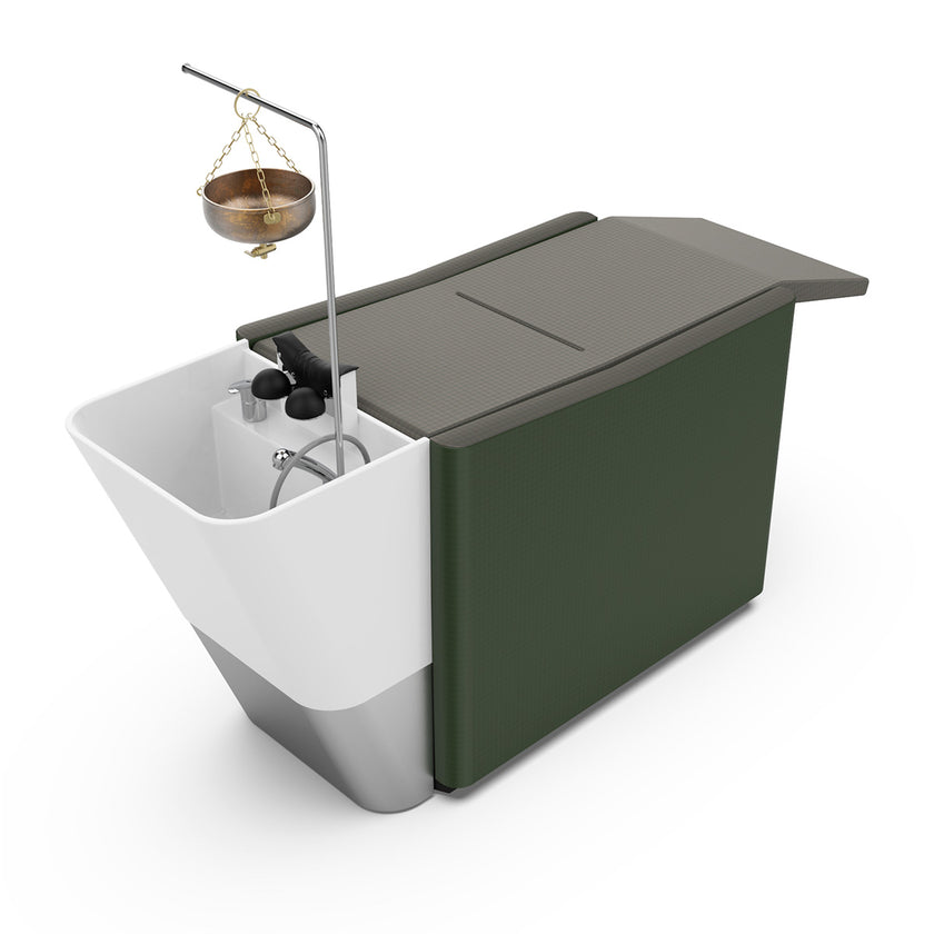 SKYLINE massagevask m/hvid kumme S83