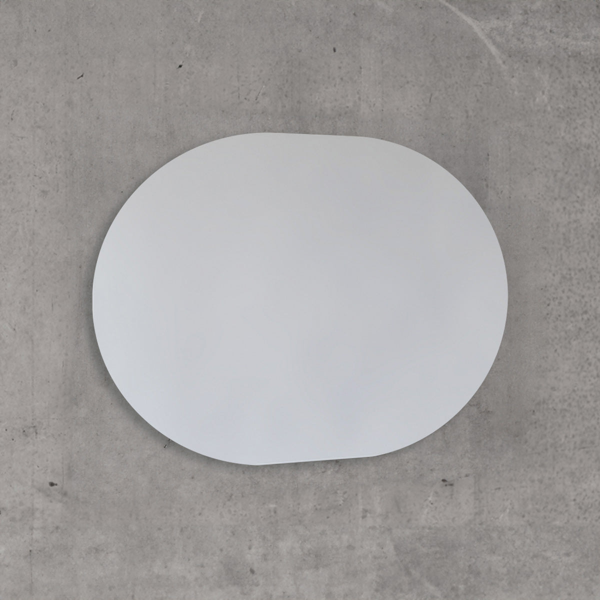 ZIRKON OVAL frisørspejl 120x90cm m/beslag