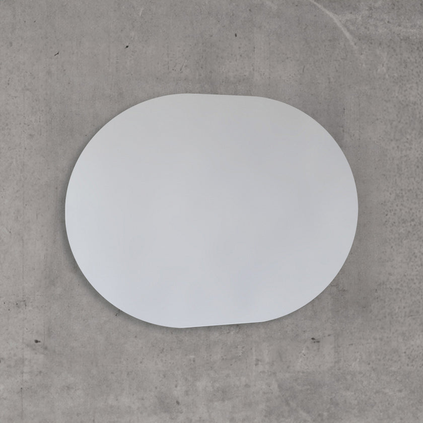 ZIRKON OVAL frisørspejl 120x90cm m/beslag
