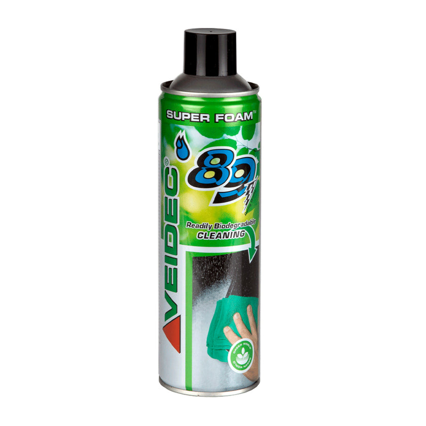 Super Foam 89 skumrens spray til rengøring af kunstlæder, frisørstole og salonudstyr