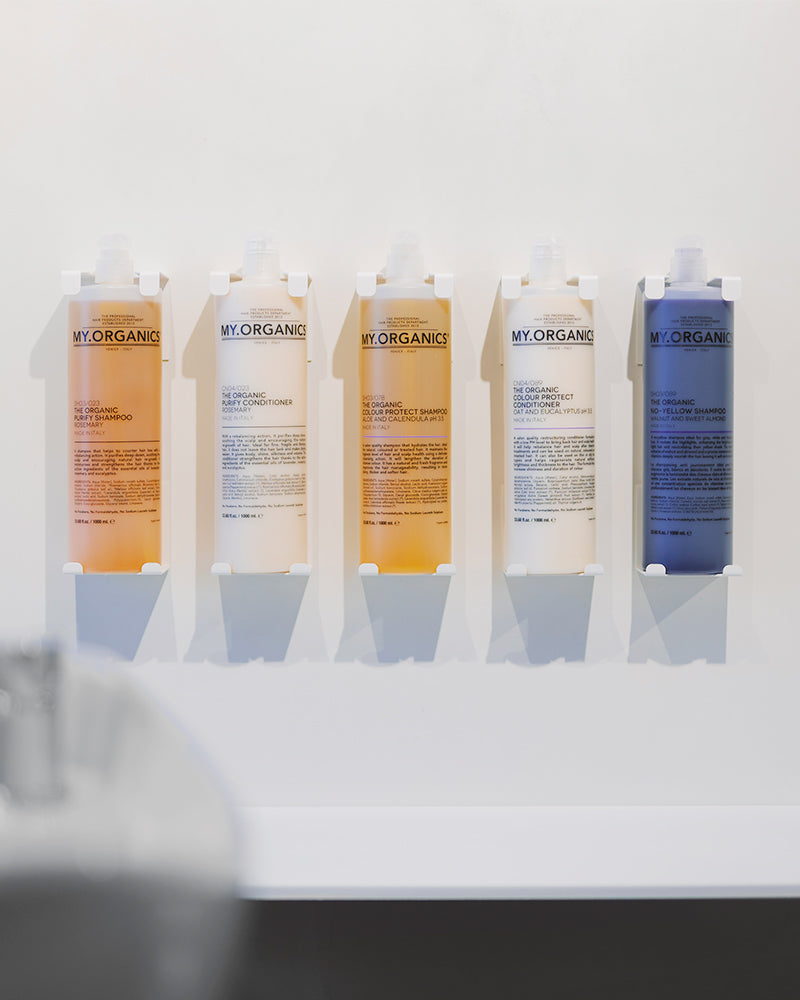 Shampoo holder 1 liter white H25xW8xD7.5