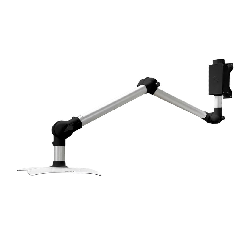 Extractor arm black-alu WALL 67-57 (50mm pipe)