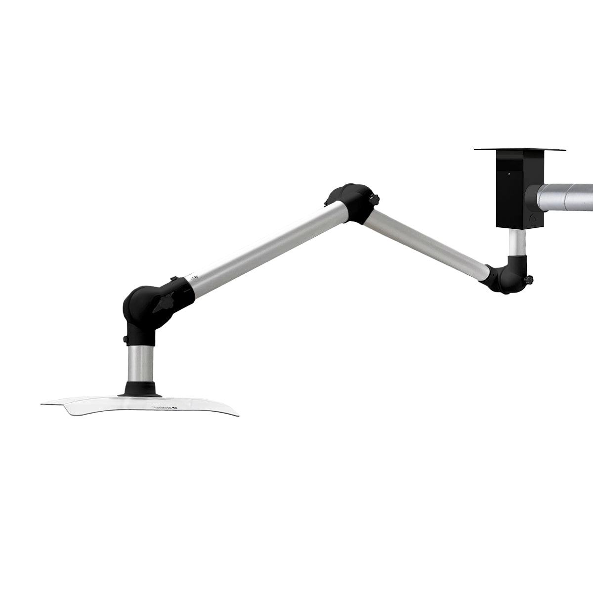 Udsugningsarm sort - loft