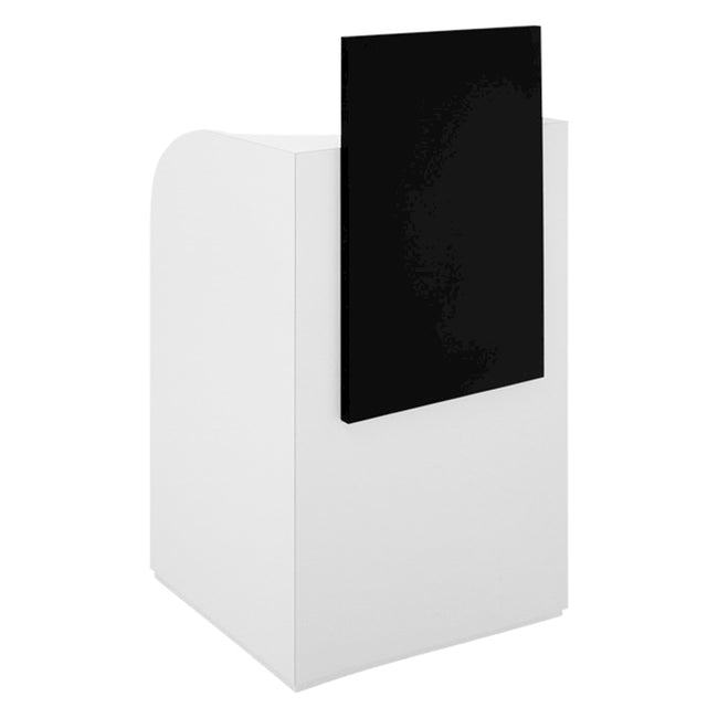 KEYSTONE disk hvid og sort H125xB70xD44 
Hvid korpus med sort front plade.