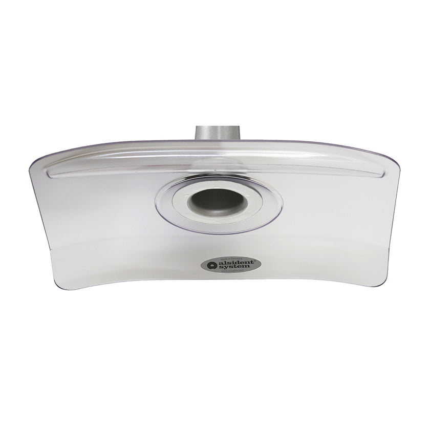 Udsugningsskærm firkantet HVID Ø50