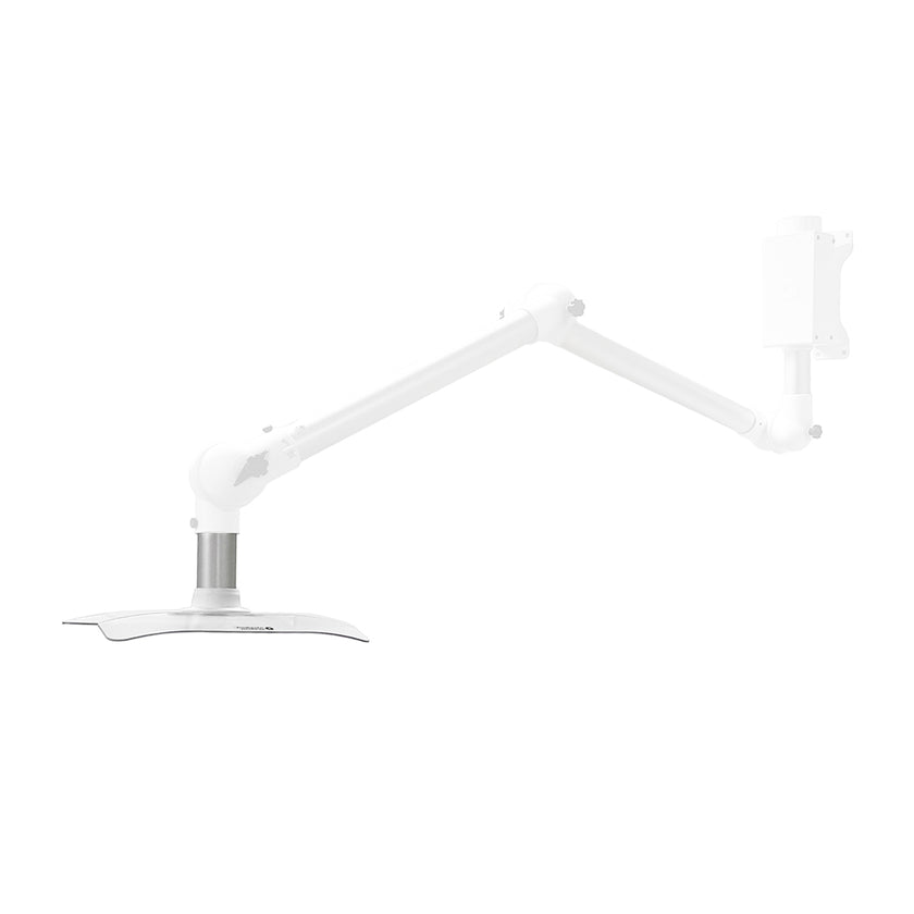 Udsugningsskærm firkantet HVID Ø50