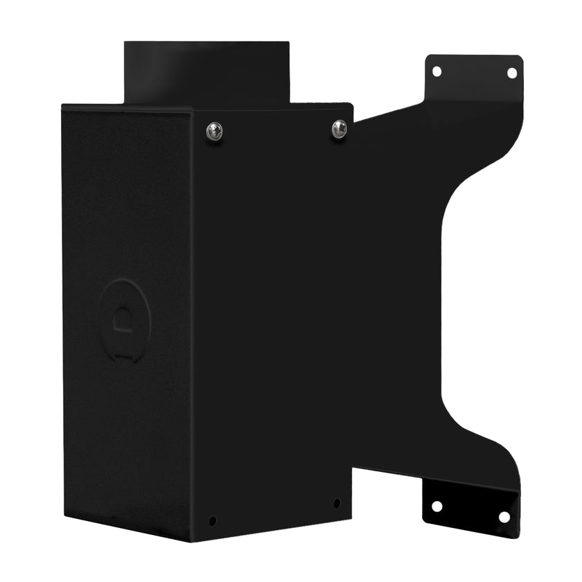 Wall bracket BLACK for extraction arm
 (for 80mm and 100mm pipes)