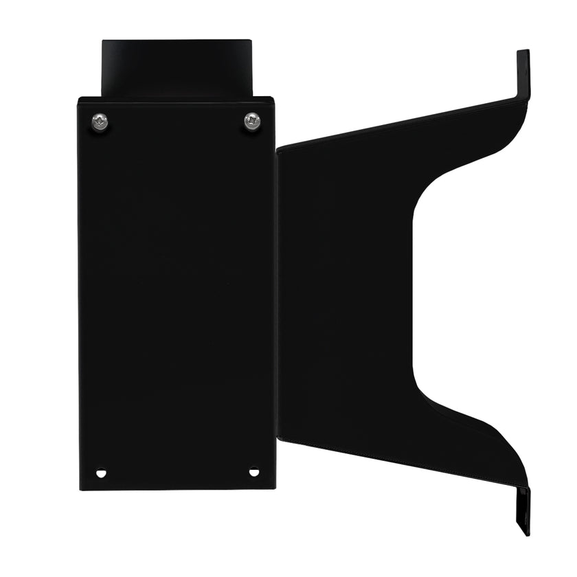 Wall bracket BLACK for extraction arm
 (for 80mm and 100mm pipes)
