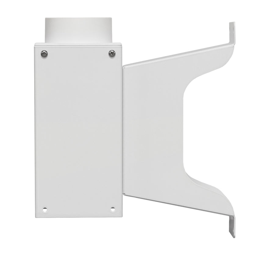 Wall bracket WHITE for extractor arm
 (for 80mm and 100mm pipes)