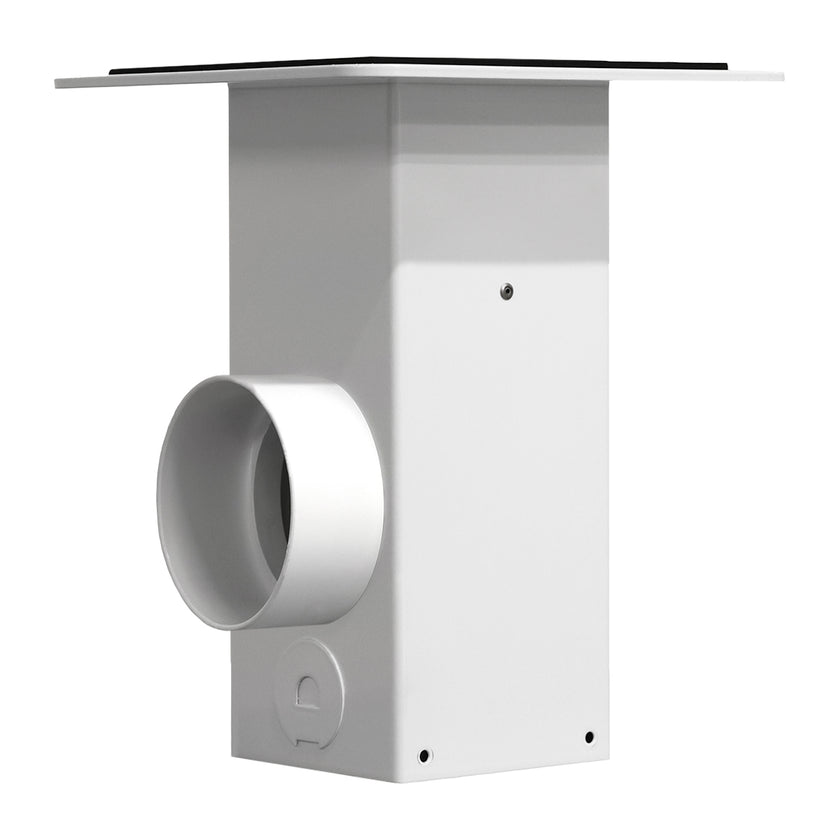 Base box 250mm WHITE for extractor arm