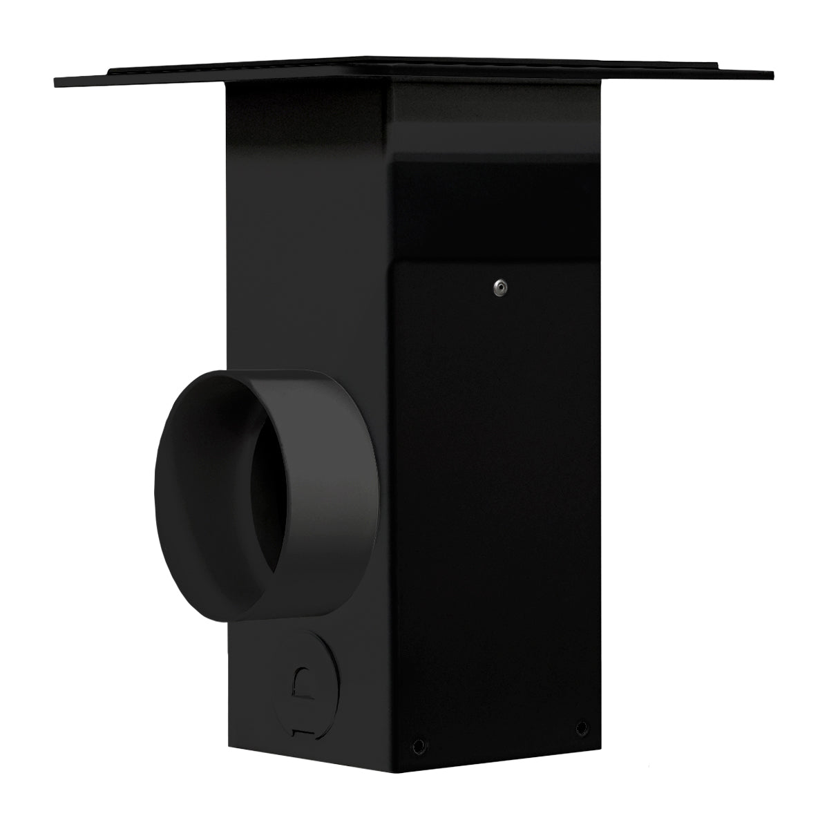 Udsugningsarm sort - loft