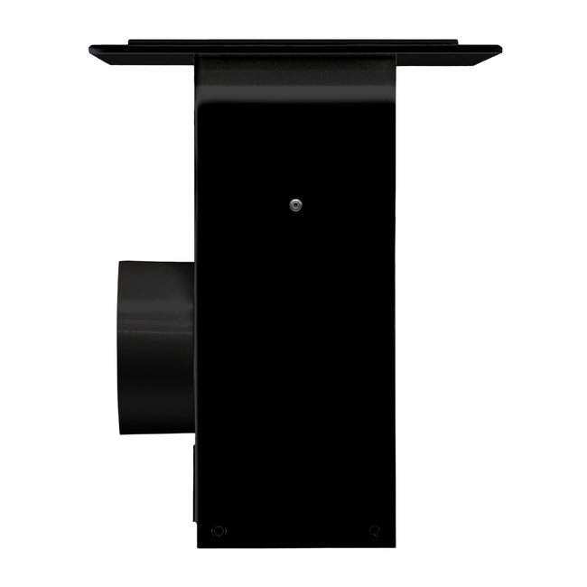 Sokkelkasse 250mm SORT til udsugningsarm