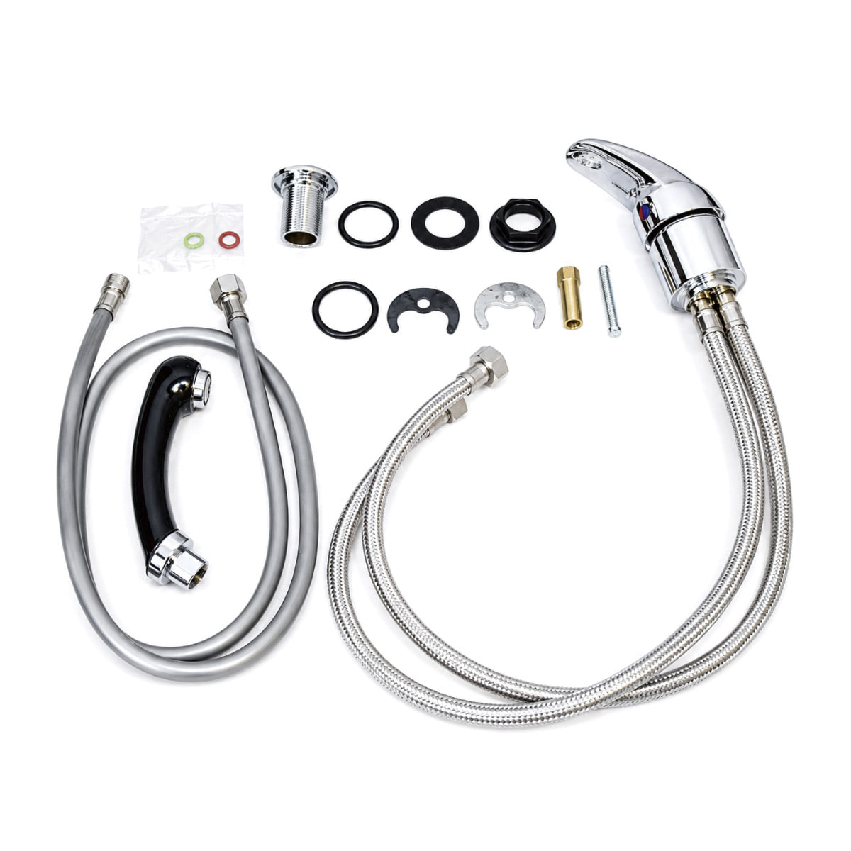 Blandingsbatteri GAMOX 502.20 34-45mm
tilløbsslanger 70cm 3/8