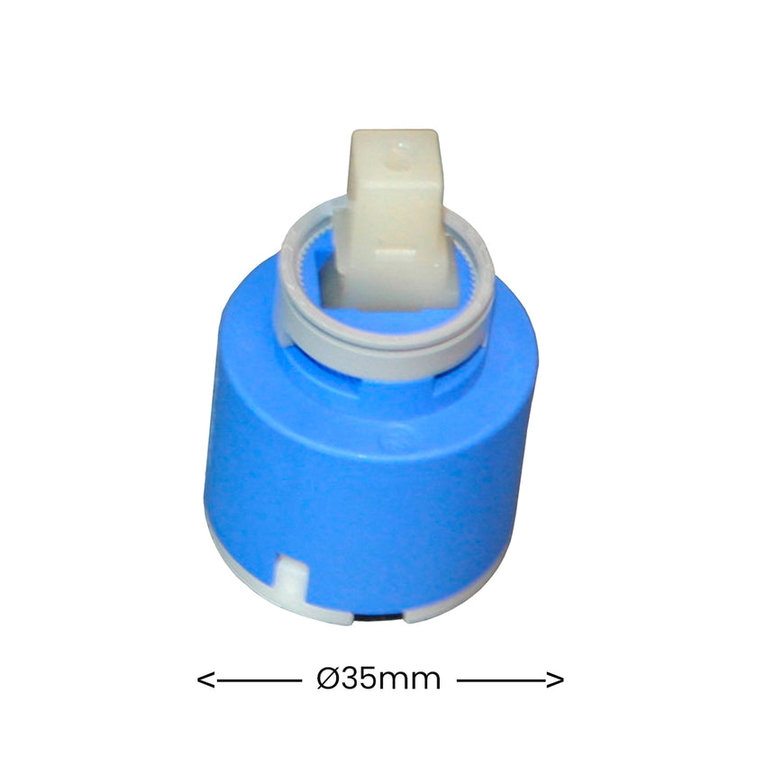 Infeed blue battery GX Ø35mm