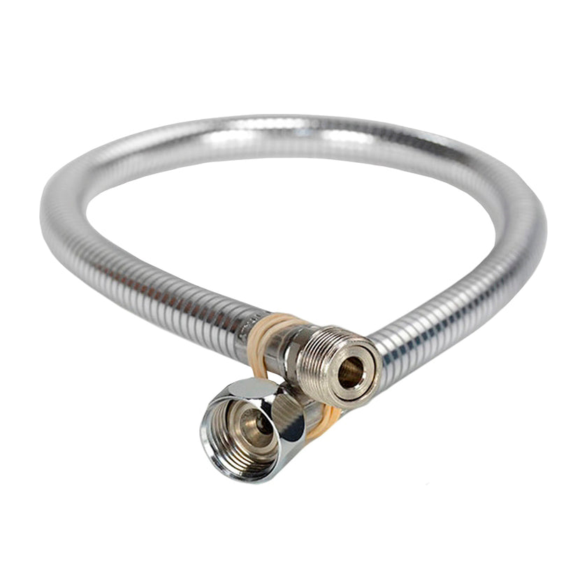 Shower hose 50cm silver/grey