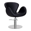 CHLOE hairdressing chair w/black round base BL