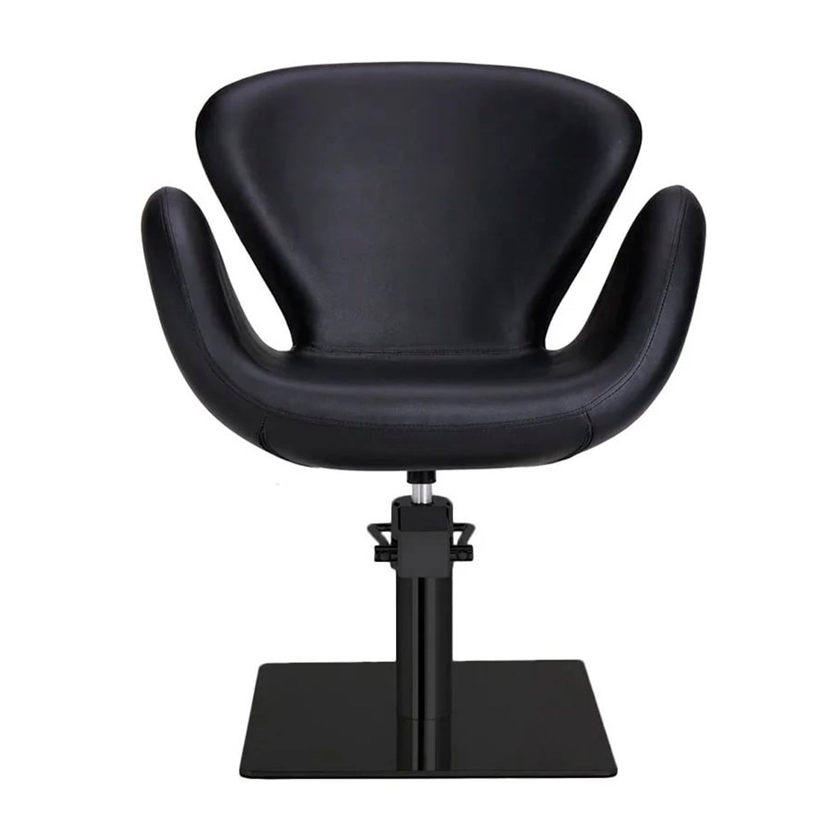 CHLOE hairdressing chair w/black round base BL