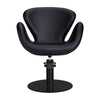 CHLOE hairdressing chair w/black round base BL