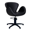 CHLOE hairdressing chair w/black round base BL