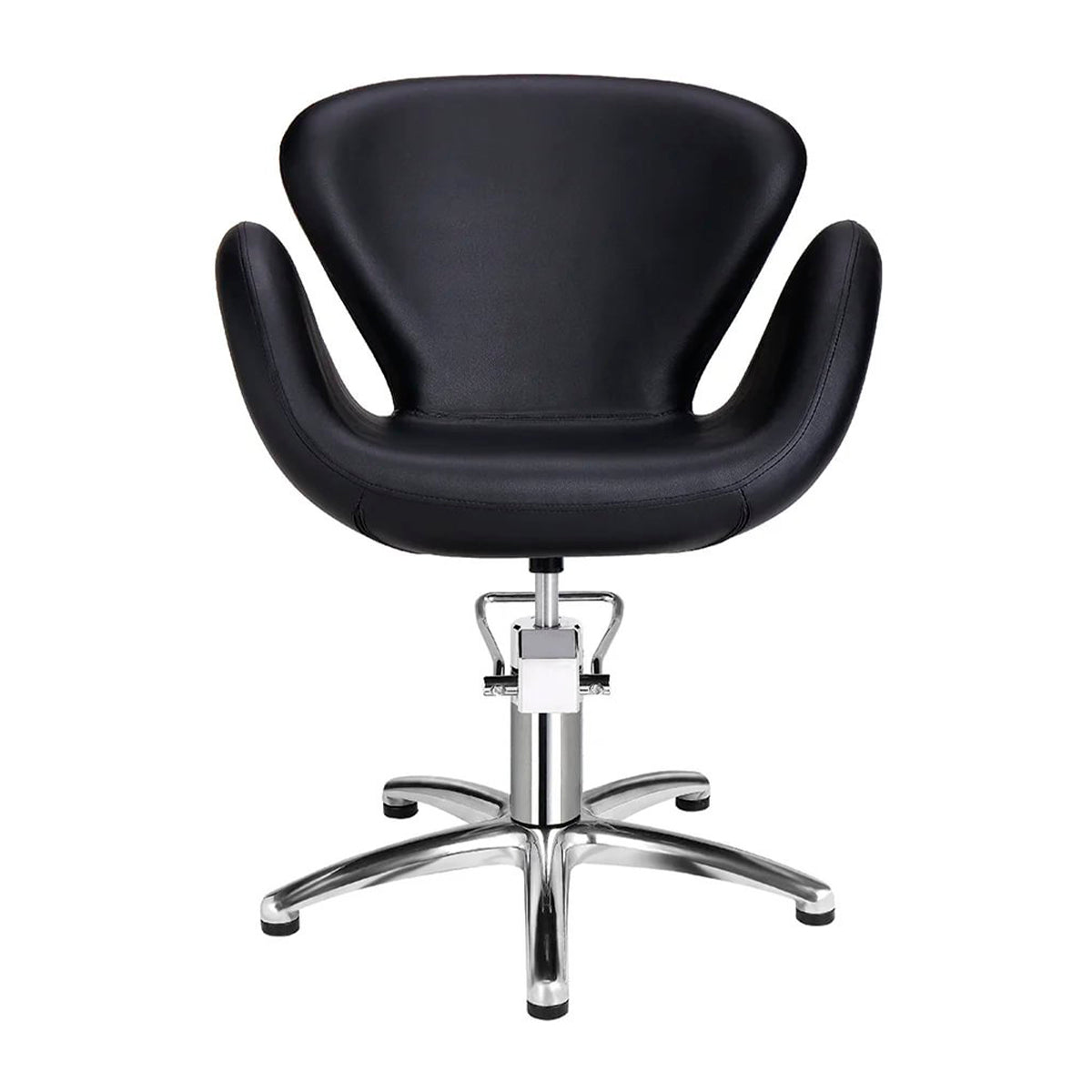 CHLOE hairdressing chair w/black round base BL