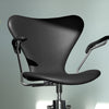 ARNE JACOBSEN SYVER frisørstol SORT m/alm krydsfod
