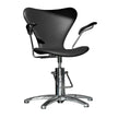 ARNE JACOBSEN SYVER frisørstol SORT m/alm krydsfod
