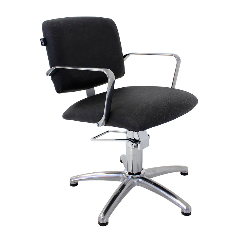 ATLAS barber chair w/cross base BISO