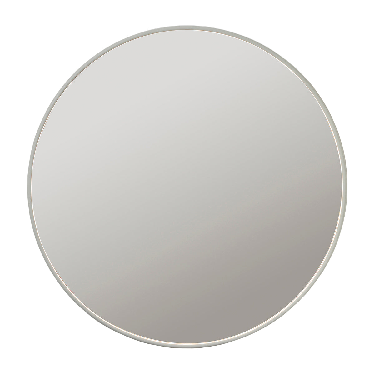 BLOOM frisørspejl gråhvid Ø100cm m/LED og ramme