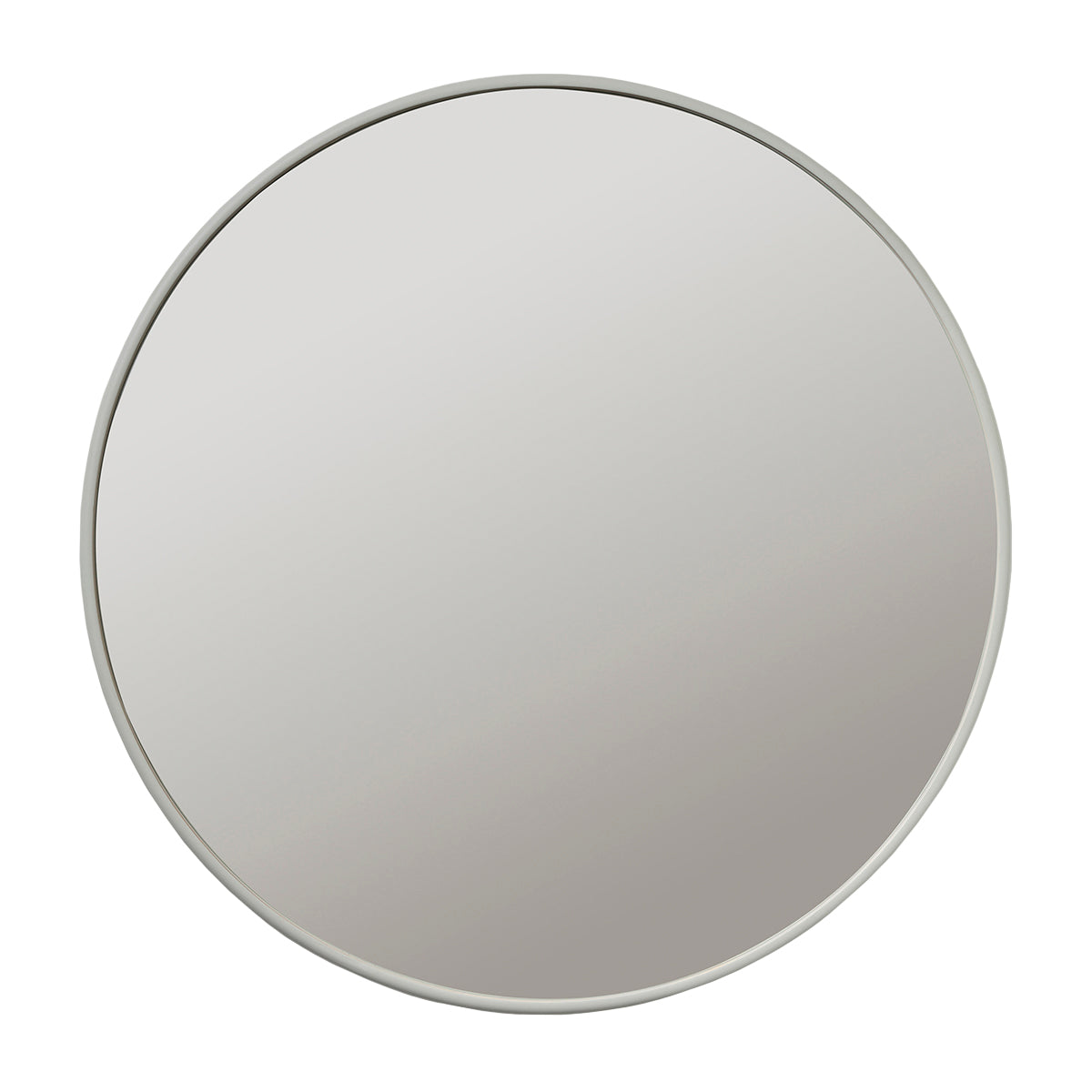 BLOOM frisørspejl gråhvid Ø100cm m/LED og ramme