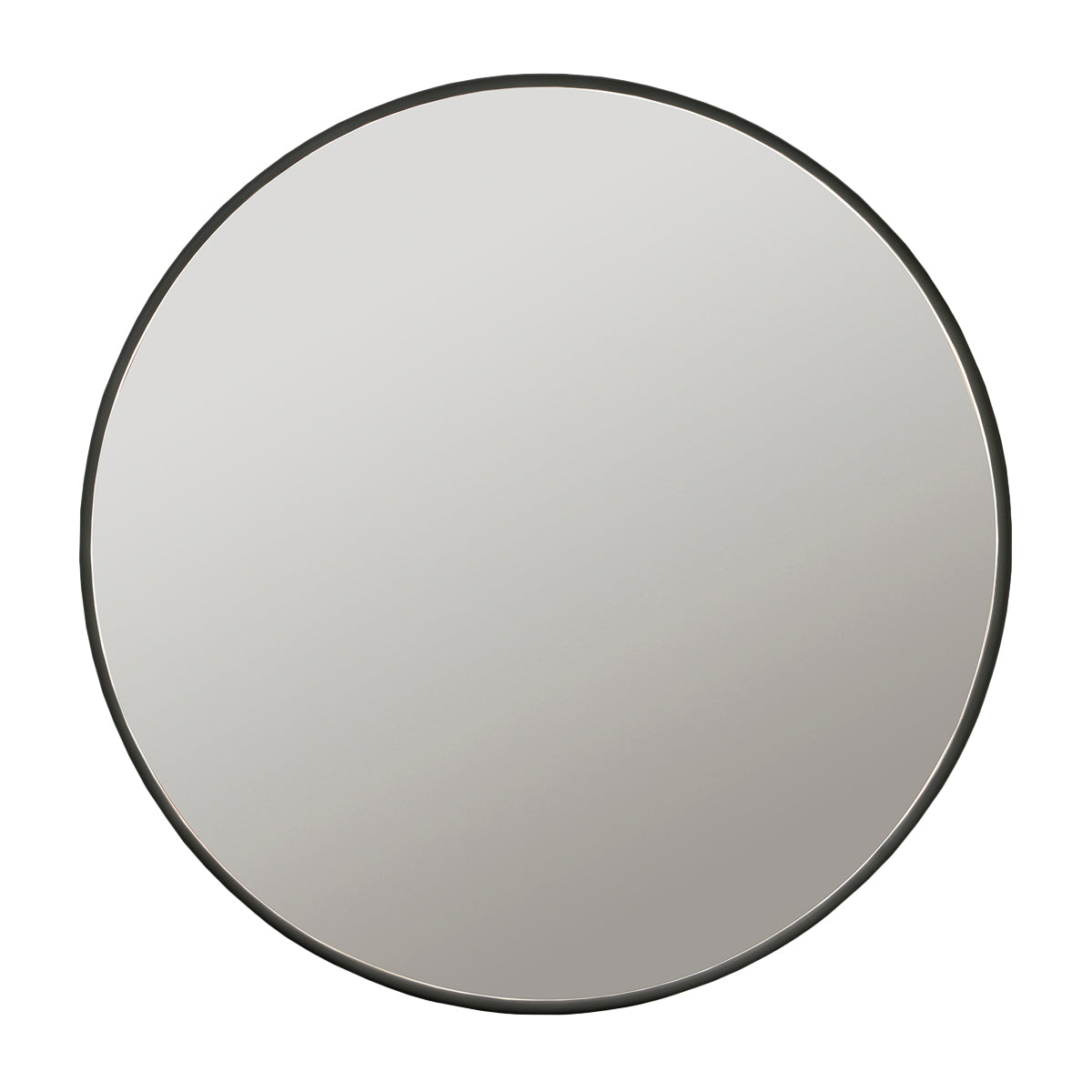 BLOOM frisørspejl sort Ø100cm m/LED og ramme
