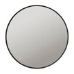 BLOOM frisørspejl sort Ø100cm m/LED og ramme