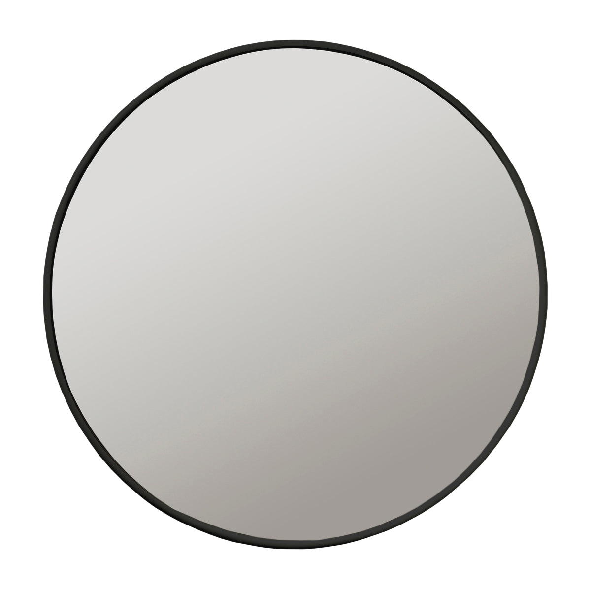 BLOOM frisørspejl sort Ø100cm m/LED og ramme